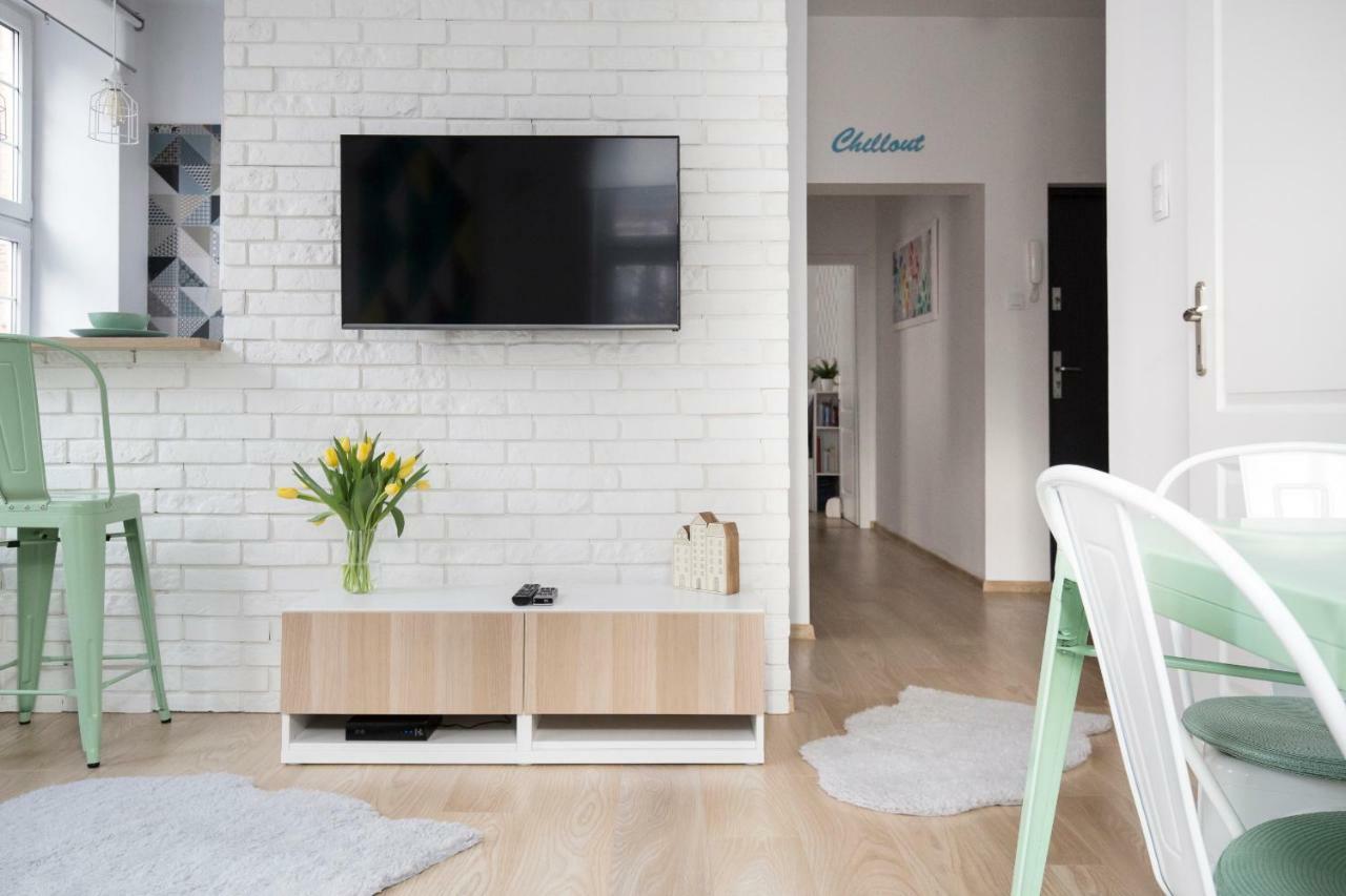 Apartament Mietowy | Chill And The City Apartments Gdańsk Kültér fotó