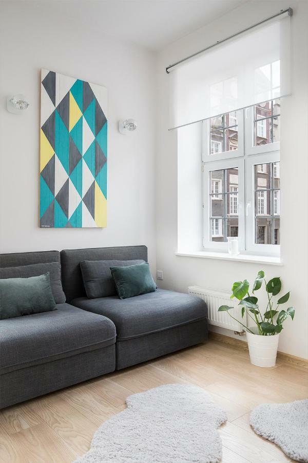 Apartament Mietowy | Chill And The City Apartments Gdańsk Kültér fotó